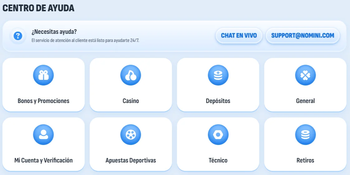 Atención al Cliente en Nomini Atención al Cliente en Nomini